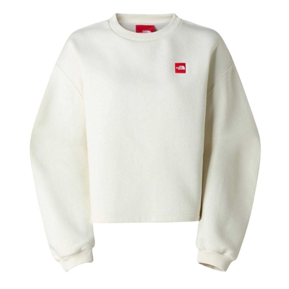 The North Face Womens/Ladies Box Logo Relaxed Fit Sweatshirt / White